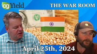 India wheat stocks hit lowest in 16 years | The War Room: Thursday, April 25th, 2024 | Grain Markets