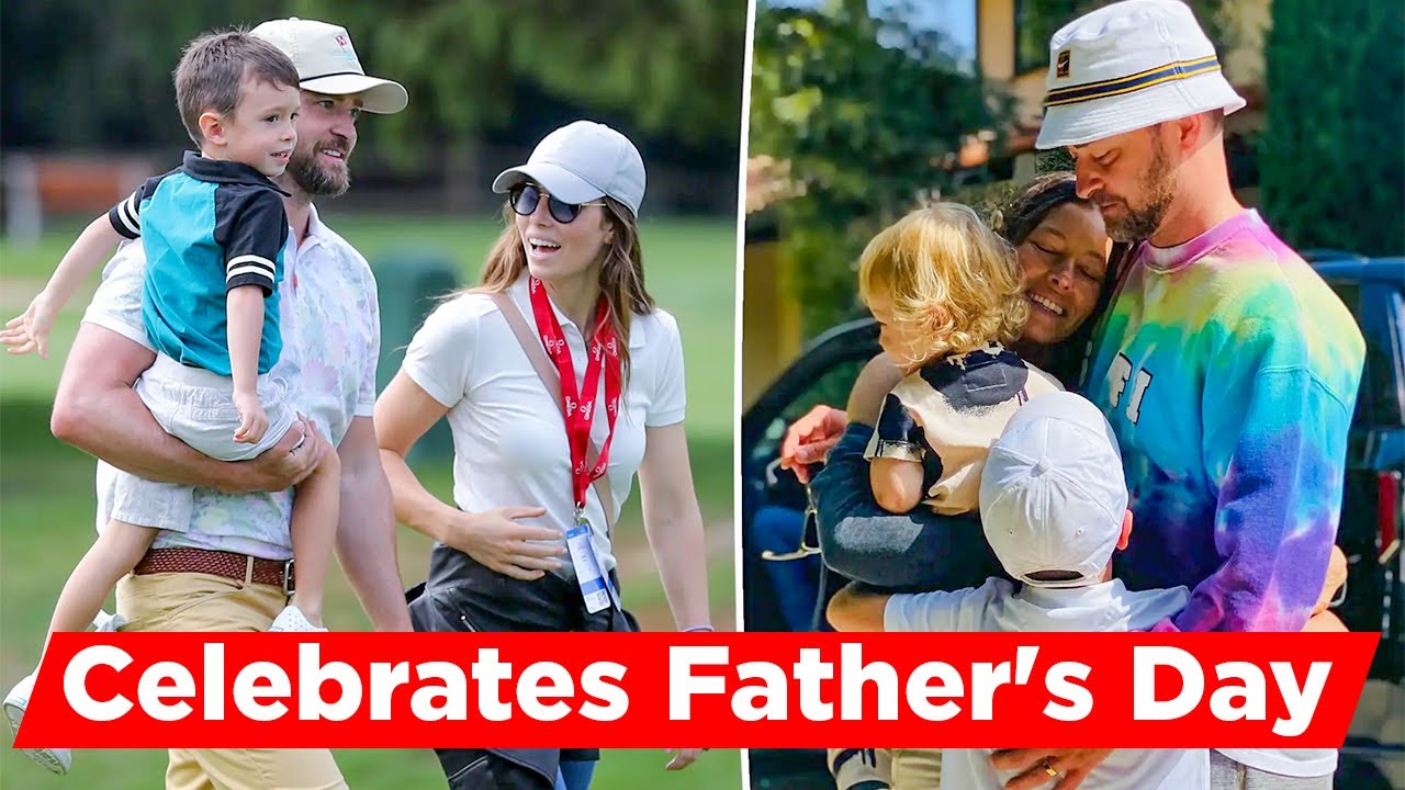 Justin Timberlake Celebrates Sweet Father's Day With Two Sons YouTube
