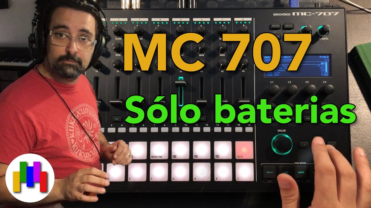 MC 707 Solo baterias - Tutorial en Español