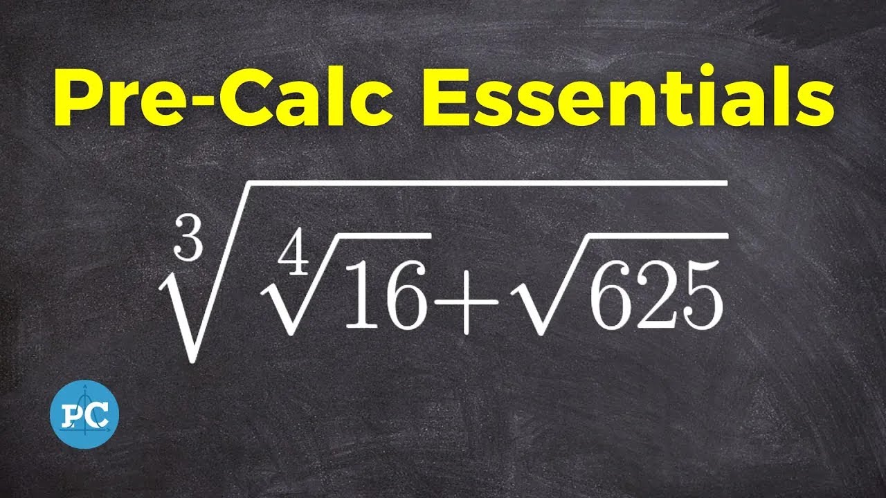 Simplifying cuberoot, square, root, 4th root in the same problem - YouTube