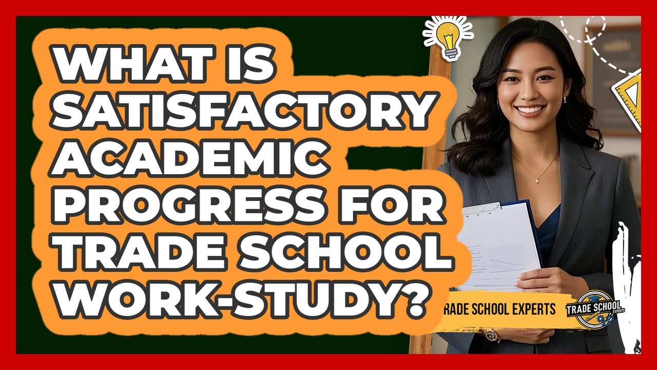 What Is Satisfactory Academic Progress For Trade School Work-study? - Trade School Experts