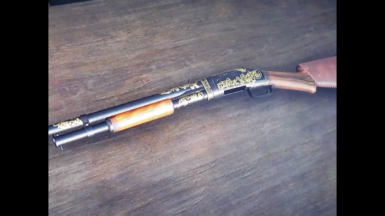 Red Dead Redemption 2 Knife and Pump Action Shotgun improved and cougar ...