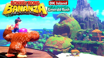 Donkey Kong Bananza DLC - DK Island & Emerald Rush - Full Game Walkthrough
