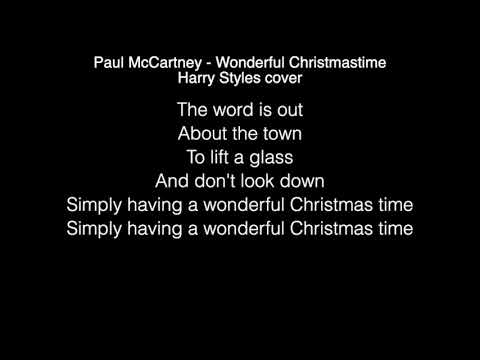 Harry Styles - Wonderful Christmastime Lyrics (Paul McCartney) - YouTube