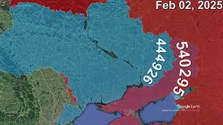Details Russian Invasion of Ukraine: Every Day to October 1st, 2026 using Google Earth Guide