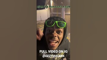 WHEN YA MANS FINALLY GET A STRAP 💨🏃🏾‍♂️🔫 #viral #trending #OZZYMACKK