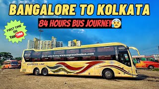 Bangalore to Kolkata 83 Hours Bus Journey😱 || VOLVO BUS DELIVERY || বেঙ্গালুরু থেকে কলকাতা