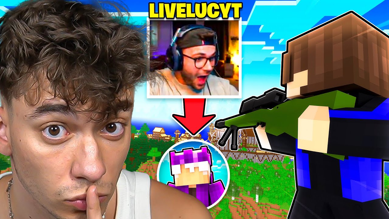 ICH STREAMSNIPE MINECRAFT STREAMER BIS ZUM RAGEQUIT!😡