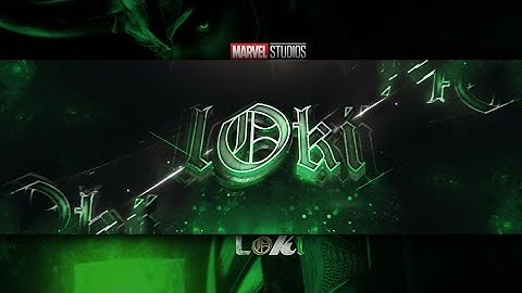 MARVEL LOKI FAN ART || 3D TWITTER HEADER ON ANDROID || SPEED ATR || ❌ blender