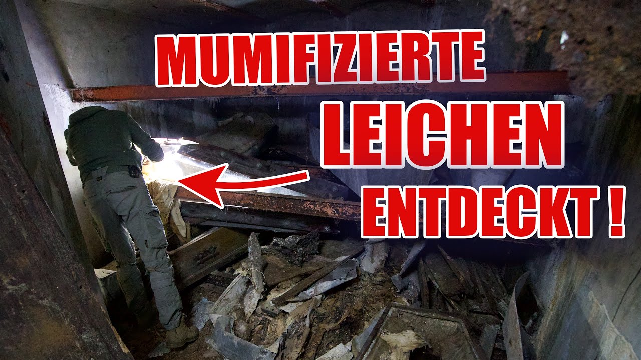 LOSTPLACE : MUMIFIZIERTE LEICHEN AUS DEM 19. JAHRHUNDERT GEFUNDEN 😱