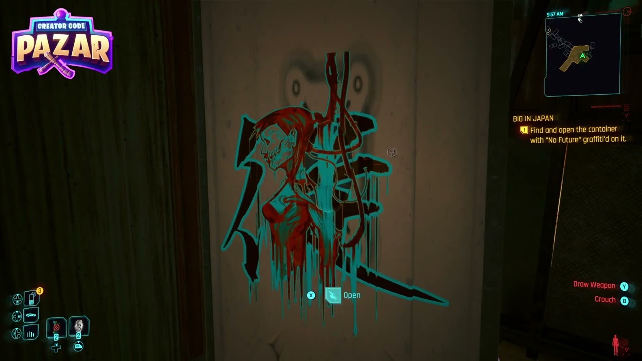 How to Find and Open the Container with 