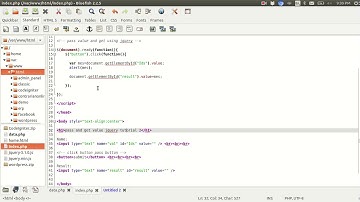 pass value and get using jquery tutorial