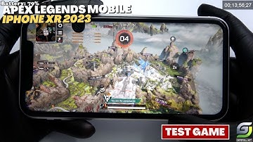 iPhone XR test game Apex Legends Mobile 2023