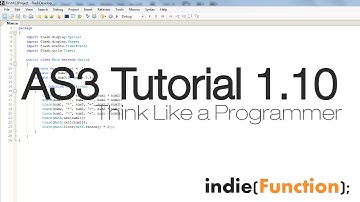 indie(Tutorials); - AS3 Game Development 1.10: Think Like a Programmer
