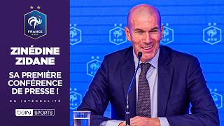 🎙️ Zinédine Zidane, the new French national team head coach: his first press conference!