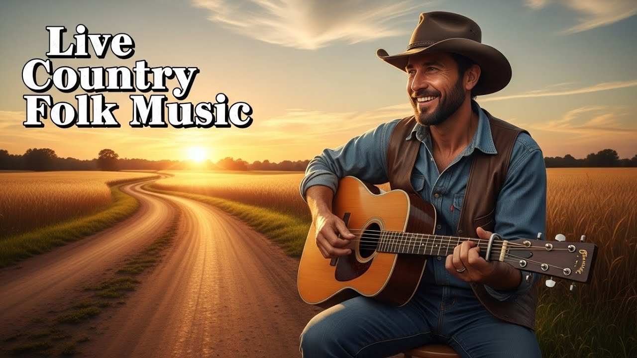 LIVE Country Folk Music 24/7 Acoustic Session for Focus, Work, and Mental Clarity
