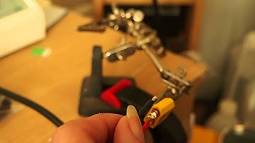 Soldering an XT60 connector