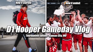 D1 HOOPER GAMEDAY VLOG // TOURNAMENT EDITION