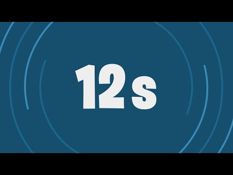 12 Second Timer (Basic Blue)