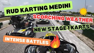 EPIC RACING THE NEW STAGE 1 KARTS @ RUD KARTING MEDINI (4K)