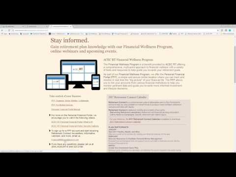 Personal Financial Portal Overview and Demo