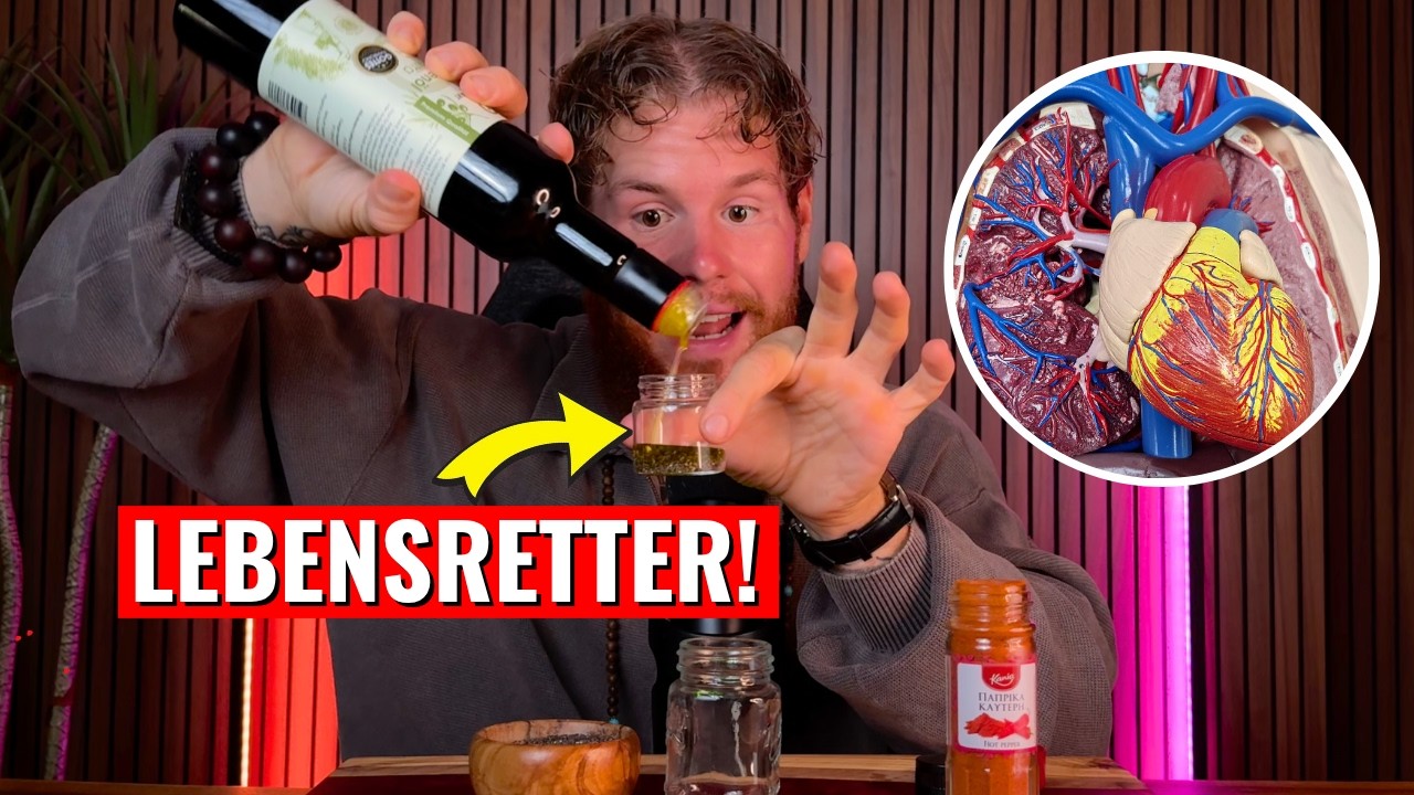 1 Shot...Öffnet Arterien Sofort (Verhindert Herzinfarkt&Schlaganfall)