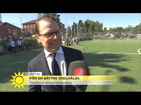 Prins Daniel: "Barn måste röra sig 60 minuter per dag för att må bra" - Nyhetsmorgon (TV4)