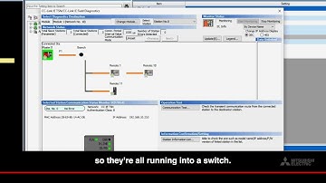 Mitsubishi Electric Automation GX Works3 - Easy Network Diagnostics