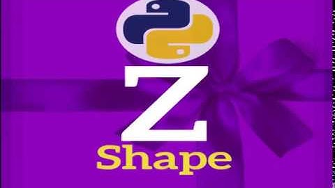 #26 Using Python Program Printing Patterns For Beginners By B.Mandal | Z Shape