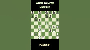 Chess puzzle 61 #chess #puzzle