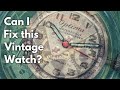 Vintage Watch Restoration : Reviving a 1940 Optima Wristwatch