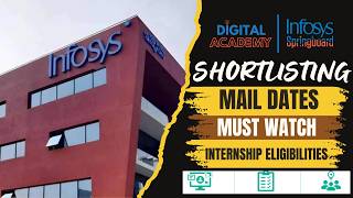 Infosys Springboard Virtual Internship 7.0 Shortlisting Mail || Infosys Springboard 2026 Update