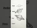 How to Draw Saturn Planet 🎨