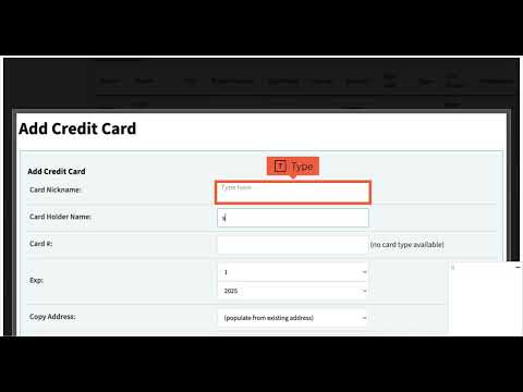 How to Enable Credit Car Processing