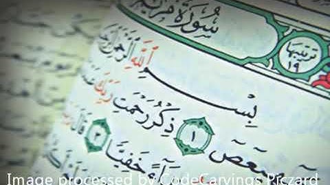 صلاح باعثمان  / سورة مريم   1435