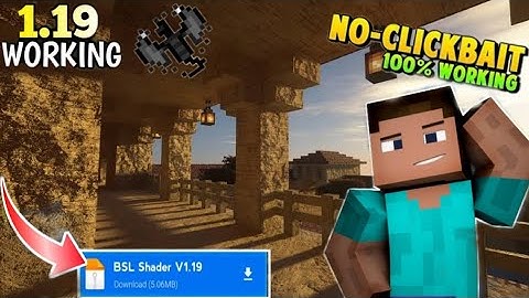 FINALLY RELEASED! 🥰 || BSL SHADER FOR Minecraft PE 1.19 || REAL BSL IN MCPE