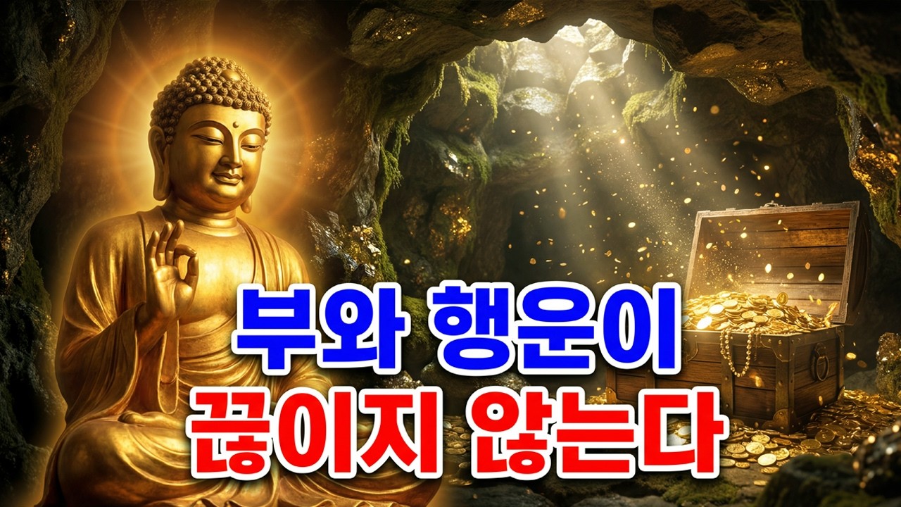 하루 1번만 들어라! 소원이 실현되고 건강, 부자, 성공, 풍요, 행운, 행복, 재물, 인생이 바뀌는 불경 🙏 【소원성취기도】금전운 과 소원을 들어주는 불경 🙏