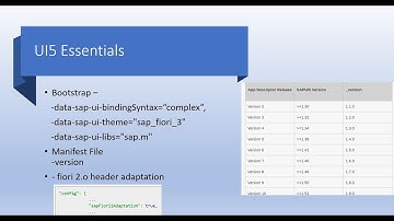 16. UI5 Programming Essentials   - Core Concepts