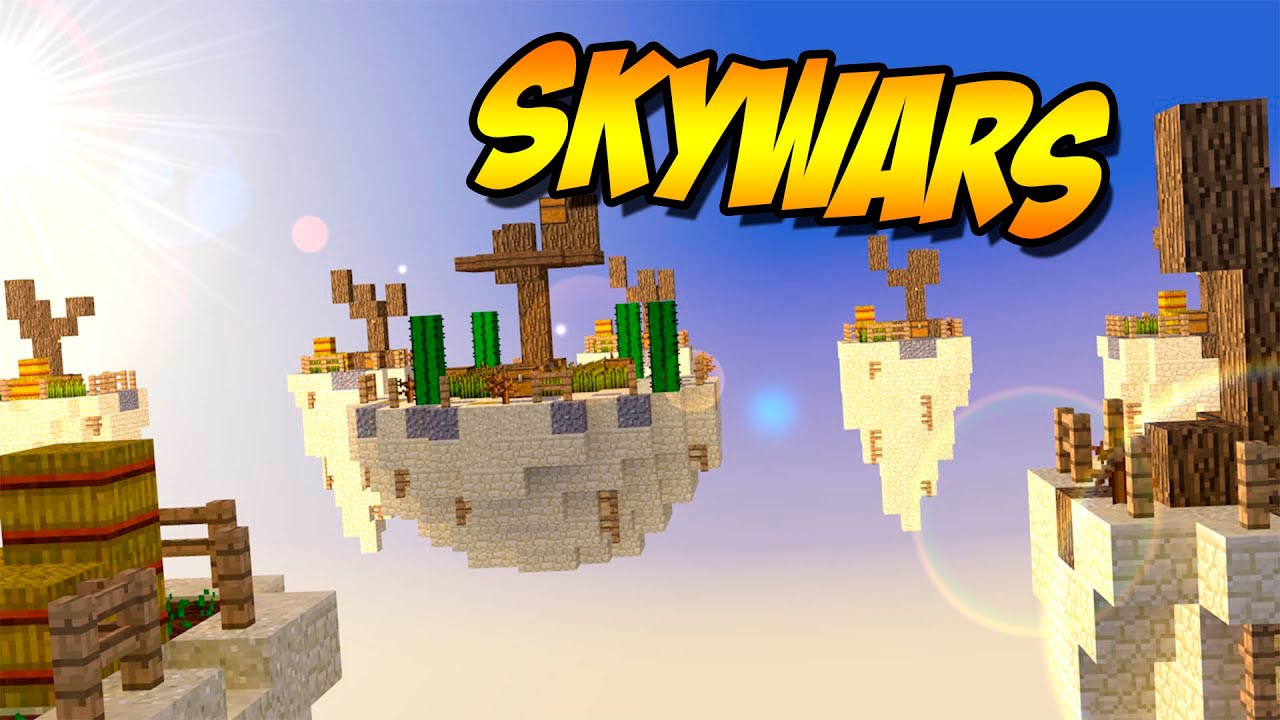 PEQUEÑO LAG, LAG!! DAME TU ESPLENDOR, BRILLA SOBRE MI!! ♫ - Skywars minecraft