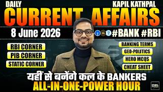 8th June 2026 Current Affairs Today | Bank Exams 2026 Current Affairs | Kapil Kathpal