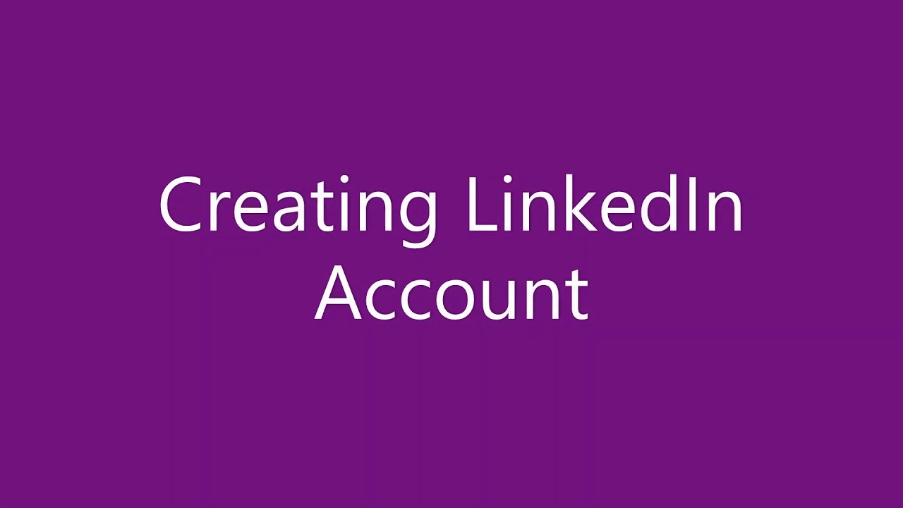 open linkedin business account