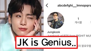 Secrets in BTS Jungkook's New Instagram Account