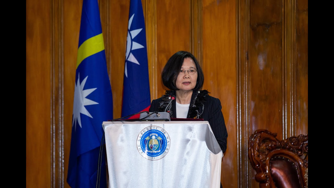 20190325 「海洋民主之旅」總統國會發表演說