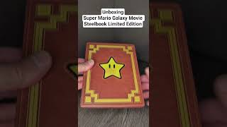 Unboxing Super Mario Galaxy Movie Steelbook Limited Edition #supermariogalaxy #supermariogalaxymovie