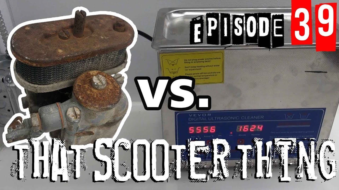 Crusty carburetor restoration in ultrasonic parts cleaner - TST Ep. 39