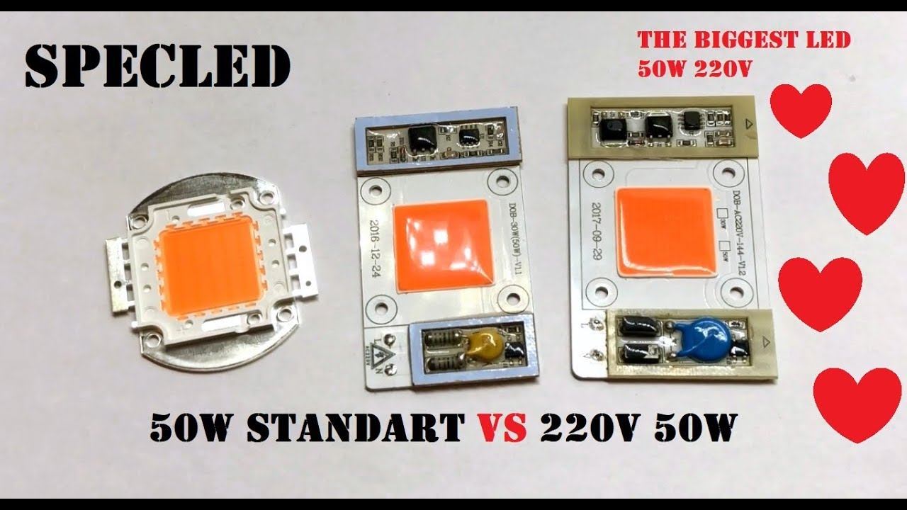 Светодиодные матрицы для растений фулл спектр. УСКИ. Сравнение матриц ...