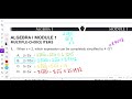 2016 Module 1 Problem 1 Algebra 1 PDE Item and Scoring Sampler