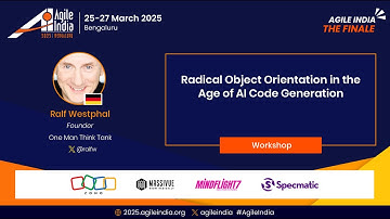 Radical Object Orientation in the Age of AI Code Generation by Ralf Westphal #AgileIndia 2025