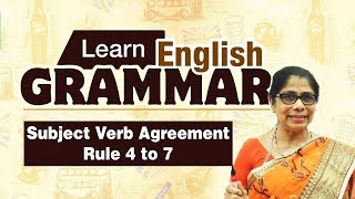 Learn English Grammar | Subject Verb Agreement Rule 4 to 7 | Basic English Grammar screenshot 3