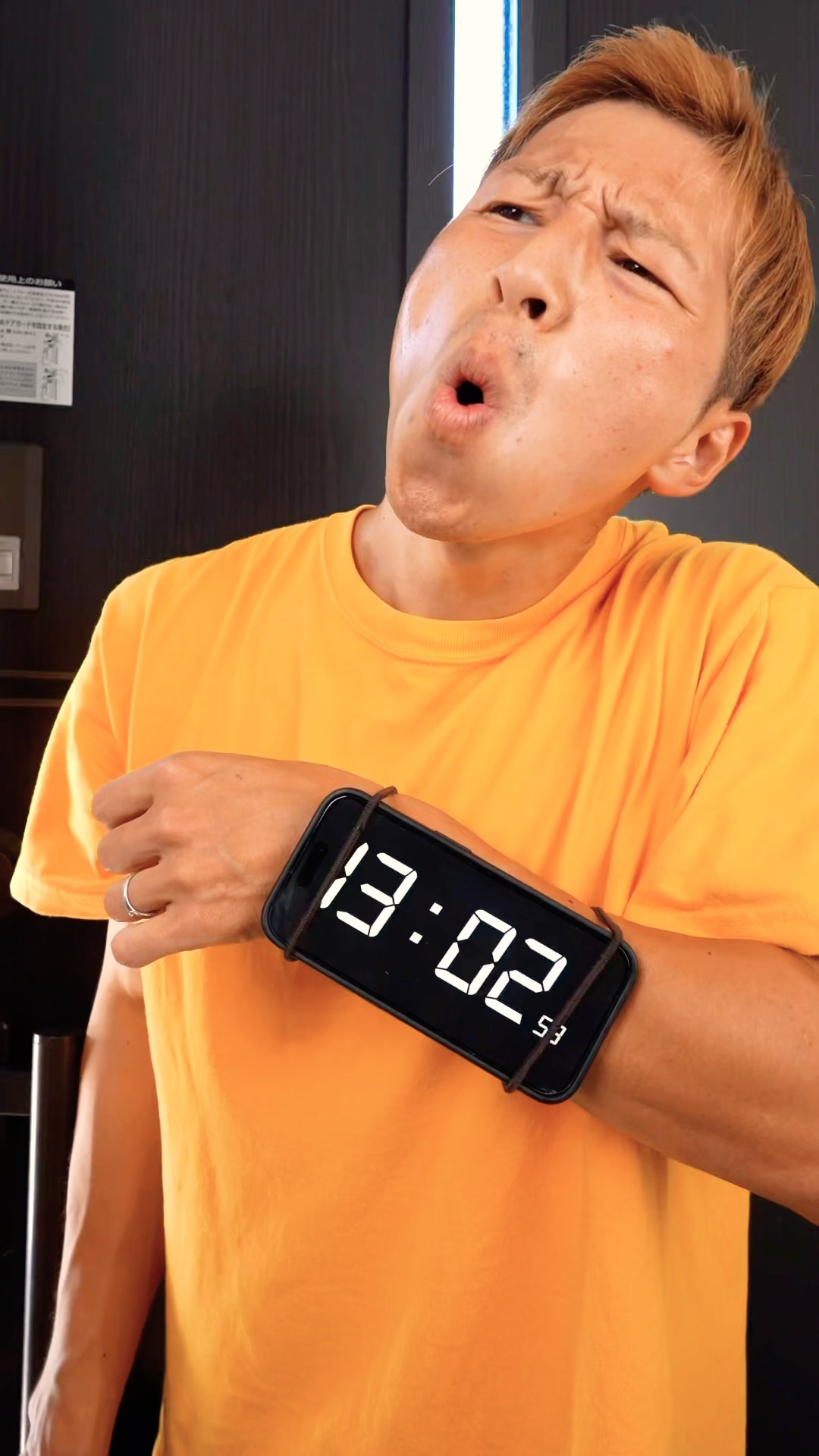 Getting my son ready ?